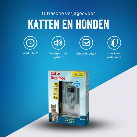 ECOSTYLE CAT & DOG FREE (TEGEN KATTEN EN HONDEN) - Tuincentrum Lopik