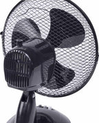  DDF27Z TAFELVENTILATOR ZWART 27CM 30 WATT