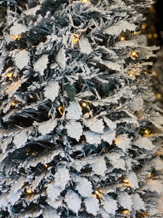 POP-UP KERSTBOOM 120 CM BESNEEUWD MET 150 LEDS