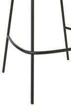 J-LINE BARHOCKER EISENBEINE GRAU/SCHWARZ 76,5CM