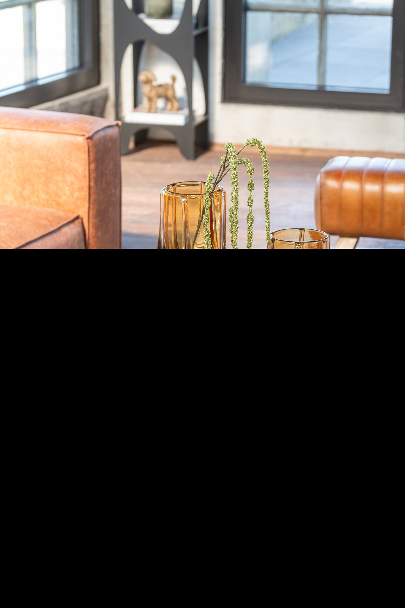 J-LINE SALONTAFEL CYLL ROND IJZER ZWART/GOUD LARGE 80 CM - Tuincentrum Lopik