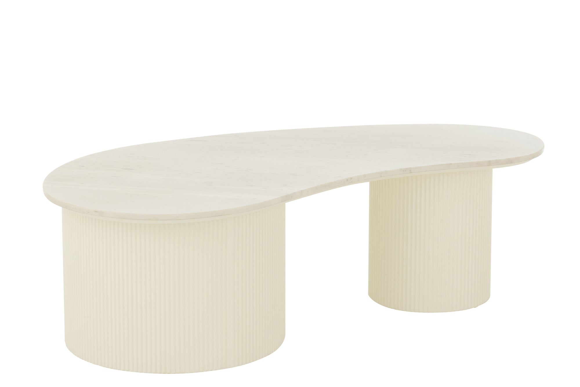 J-LINE SALONTAFEL MARMER/MDF WIT 121 X 59,8 CM - Tuincentrum Lopik