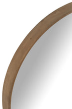 J-LINE WANDSPIEGEL L GRENENHOUT LICHTBEIGE GROOT - Tuincentrum Lopik