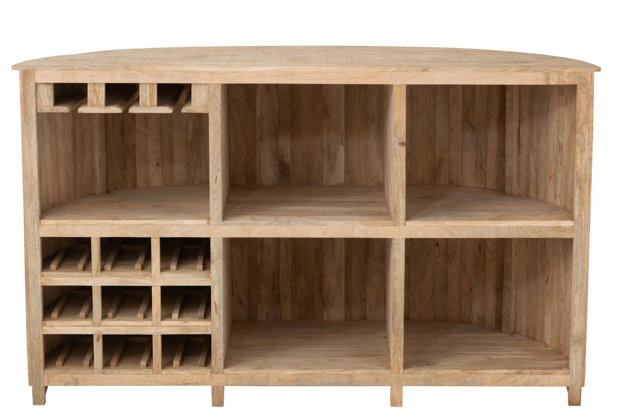 J-LINE BARKAST LOUNGE MANGOHOUT NATUREL L180XB65XH108CM - Tuincentrum Lopik