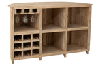 J-LINE BARKAST LOUNGE MANGOHOUT NATUREL L180XB65XH108CM - Tuincentrum Lopik