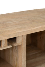 J-LINE BARKAST LOUNGE MANGOHOUT NATUREL L180XB65XH108CM - Tuincentrum Lopik