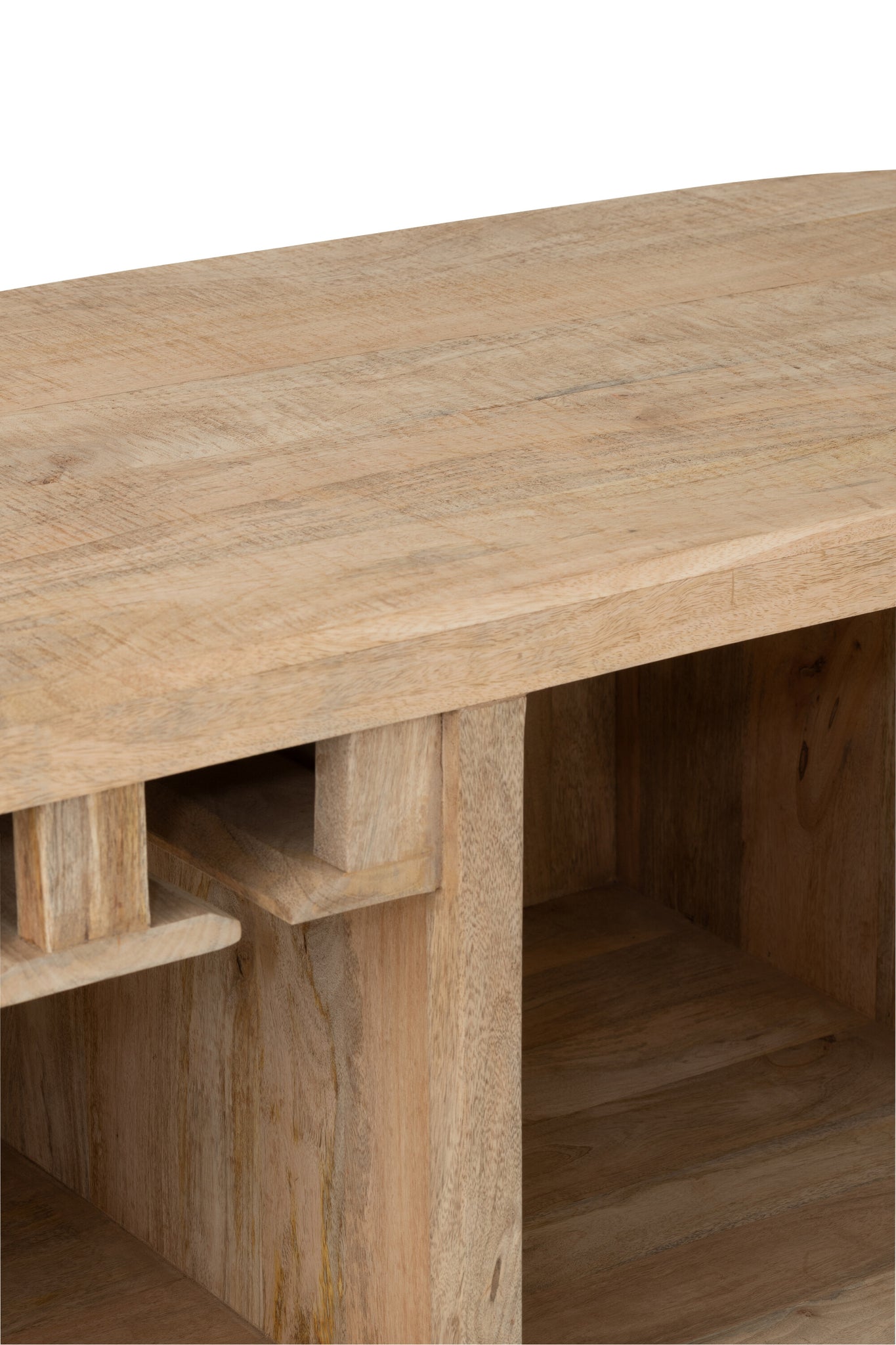 J-LINE BARKAST LOUNGE MANGOHOUT NATUREL L180XB65XH108CM - Tuincentrum Lopik