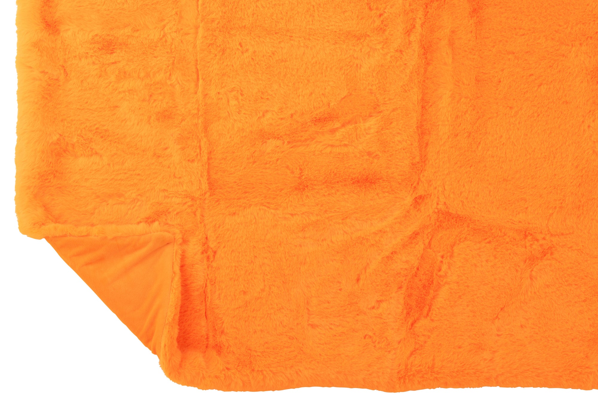 J-LINE DEKENTJE CUTIE POLYESTER NEON ORANJE - Tuincentrum Lopik