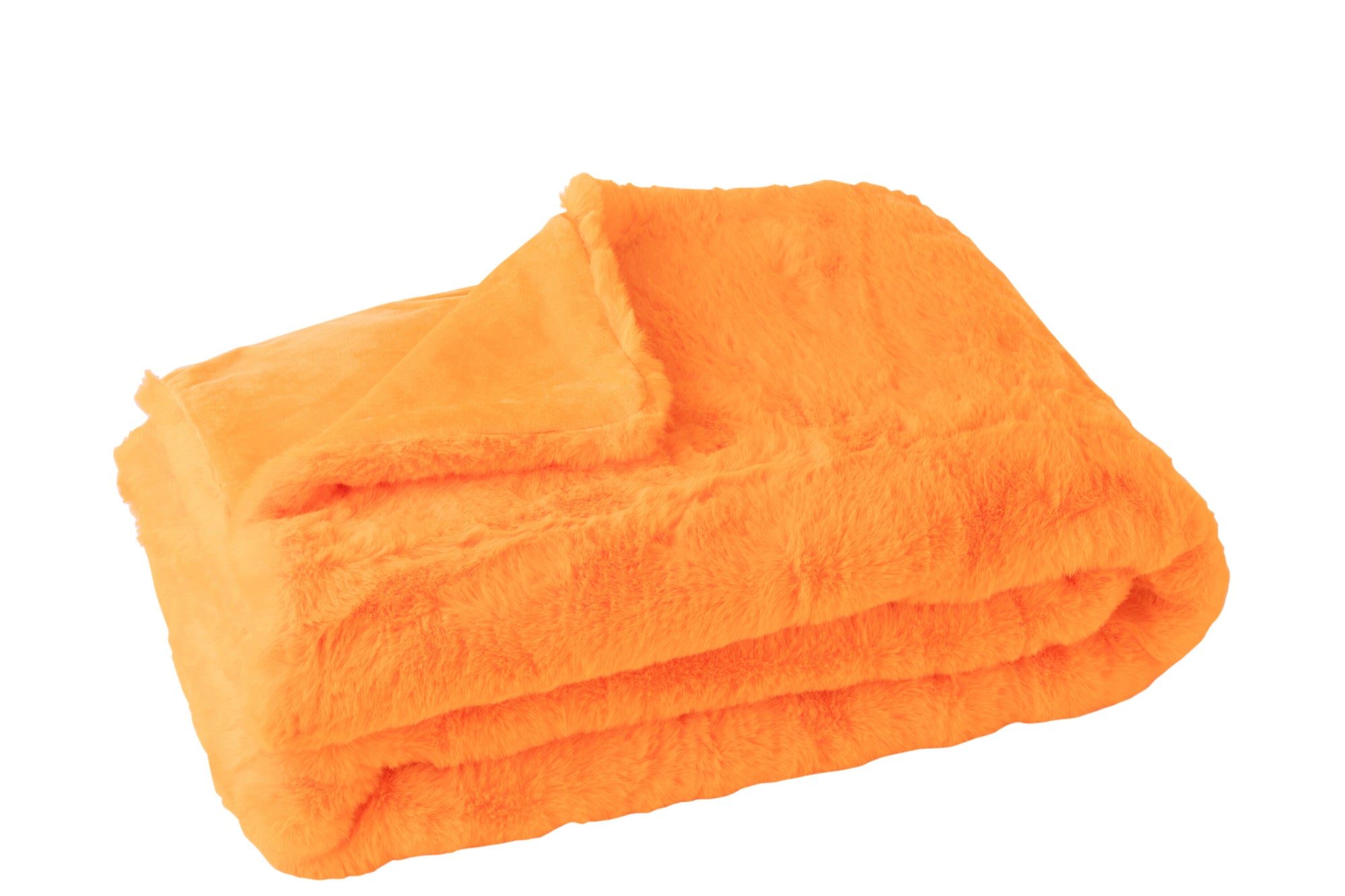 J-LINE DEKENTJE CUTIE POLYESTER NEON ORANJE - Tuincentrum Lopik