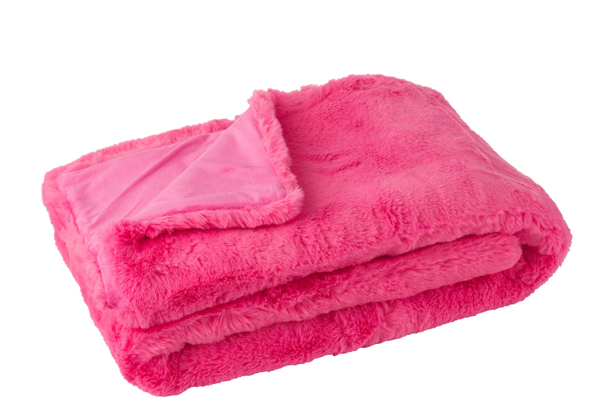 J-LINE DEKEN CUTIE POLYESTER NEONROZE - Tuincentrum Lopik