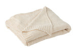 J-LINE DEKEN CHENILLE POLYESTER ECRU - Tuincentrum Lopik