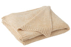J-LINE DEKEN CHENILLE POLYESTER BEIGE - Tuincentrum Lopik