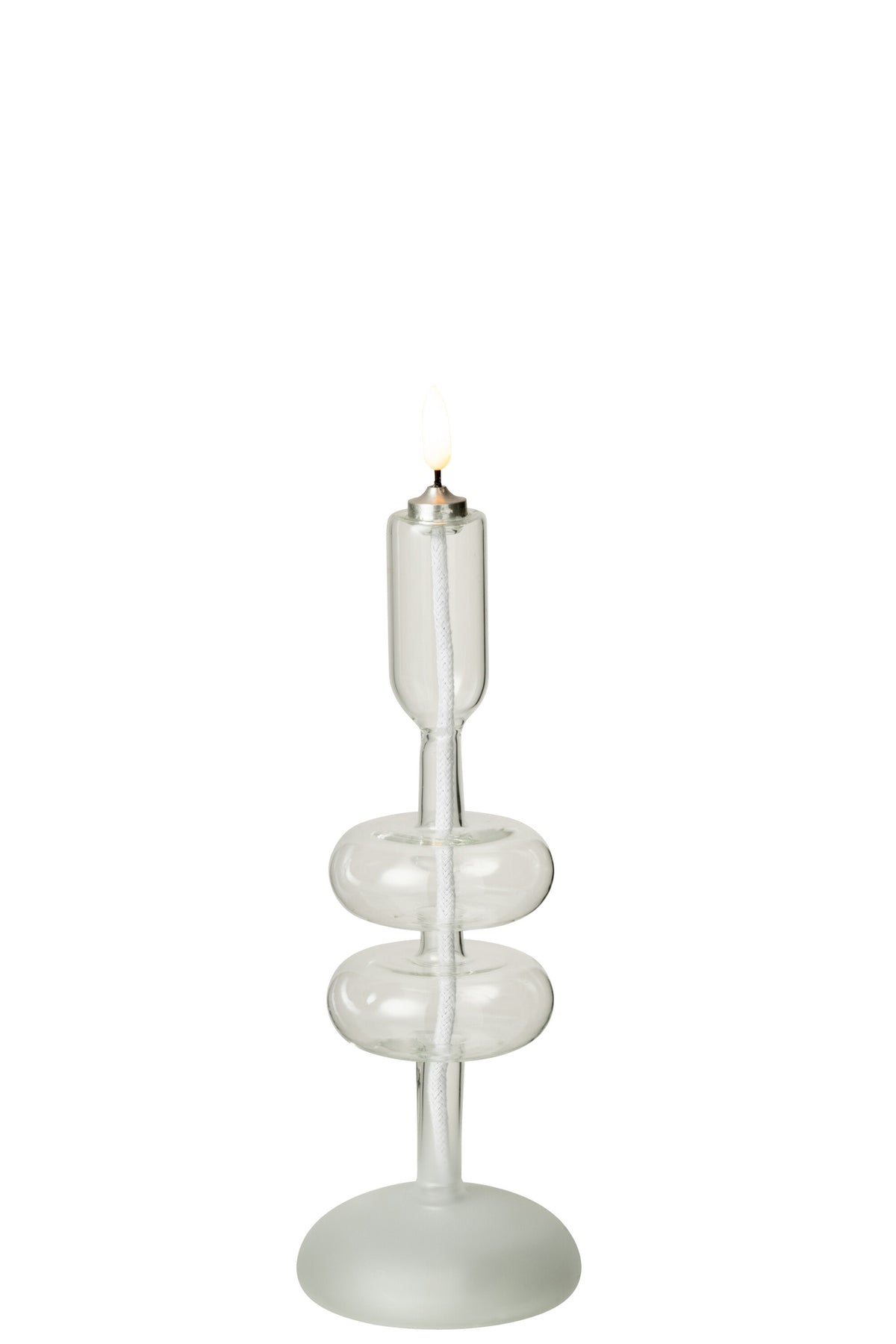 Led Candle Glass Transparent - Tuincentrum Lopik