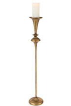 Candle Holder Iron Gold Colored Large - Tuincentrum Lopik