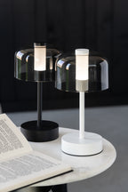 J-LINE TAFELLAMP WOA METAAL ZWART MET LED 13X24X13CM - Tuincentrum Lopik