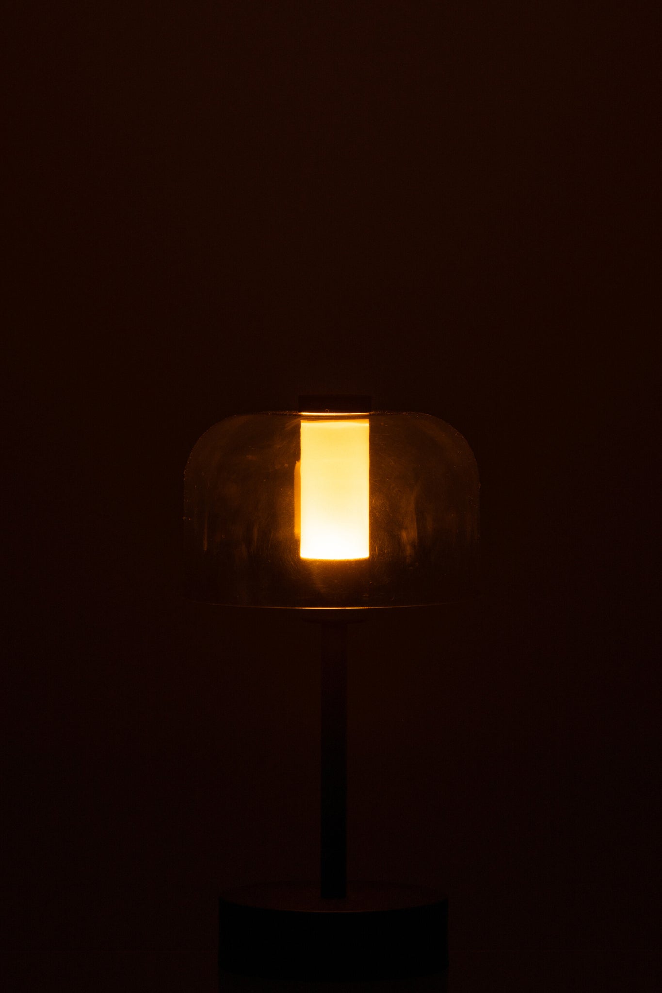 J-LINE TAFELLAMP WOA METAAL ZWART MET LED 13X24X13CM - Tuincentrum Lopik