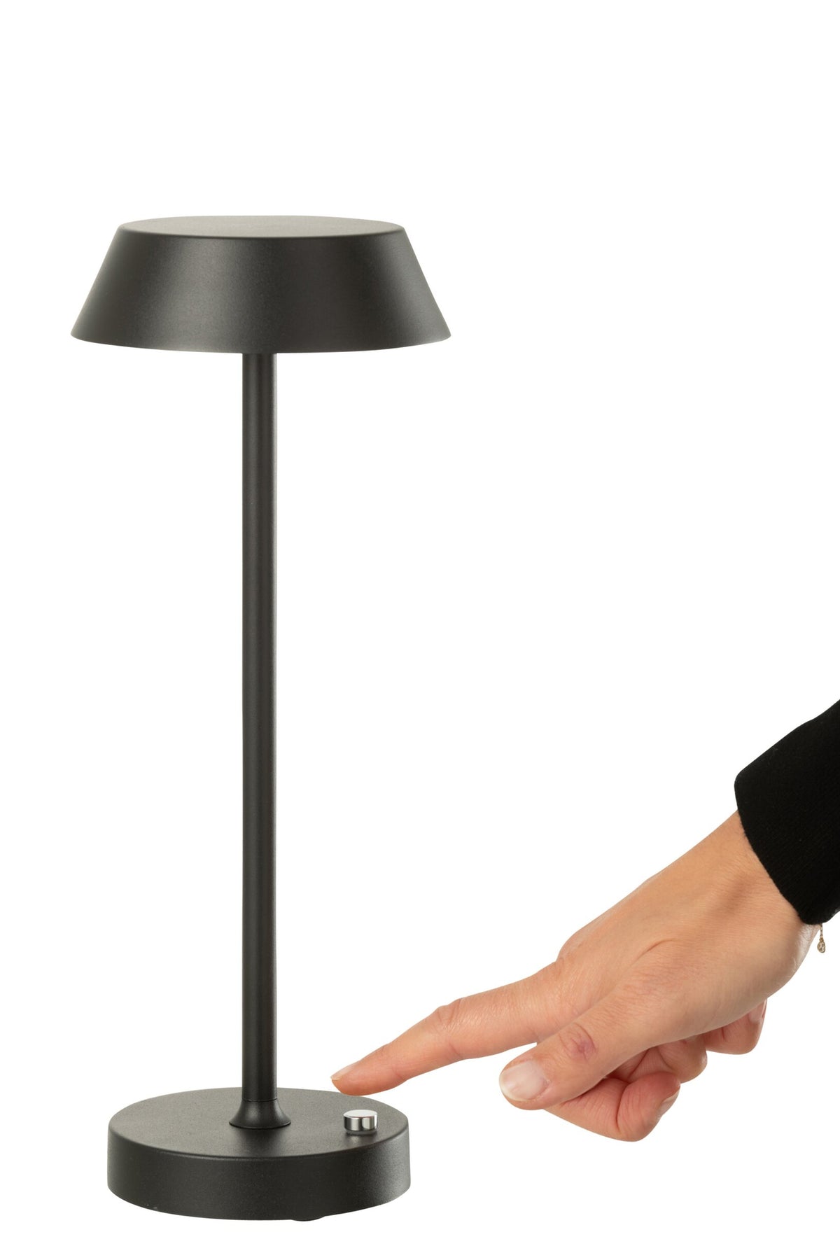 J-LINE TISCHLEUCHTE NOÉ METALL SCHWARZ LED