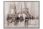 Painting Eiffel Acrylic Beige/Black - Tuincentrum Lopik