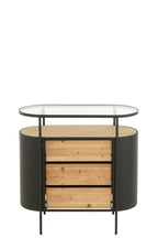J-LINE KAST AVY IJZER NATUREL/ZWART - Tuincentrum Lopik