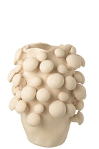 J-LINE VASE FUNGI CLAY BEIGE LARGE - Tuincentrum Lopik