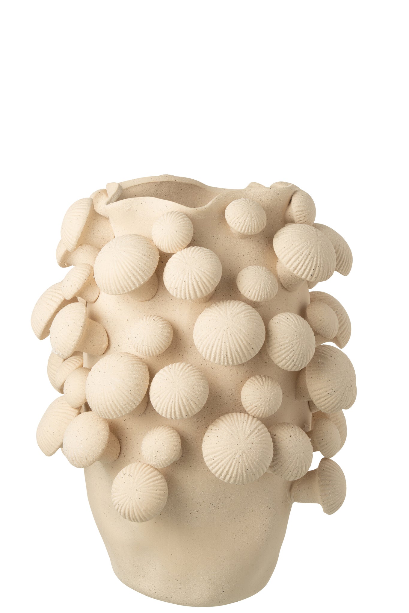 J-LINE VASE FUNGI CLAY BEIGE LARGE - Tuincentrum Lopik