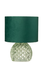 J-LINE TAFELLAMP GLAS LED GROEN E27 Ø17,2X23CM - Tuincentrum Lopik