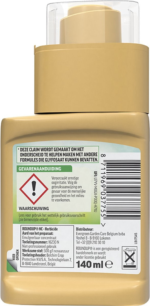  NATUURLIJK ONKRUIDVRIJ CONCENTRAAT 140ML