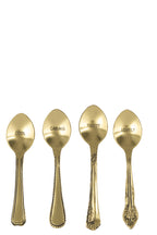 J-LINE SET 4 LEPELS MESSING GOUDKLEURIG MODEL II - Tuincentrum Lopik