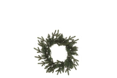 J-LINE LED-KERSTKRANS ROND GROEN 40 CM – 20 LED