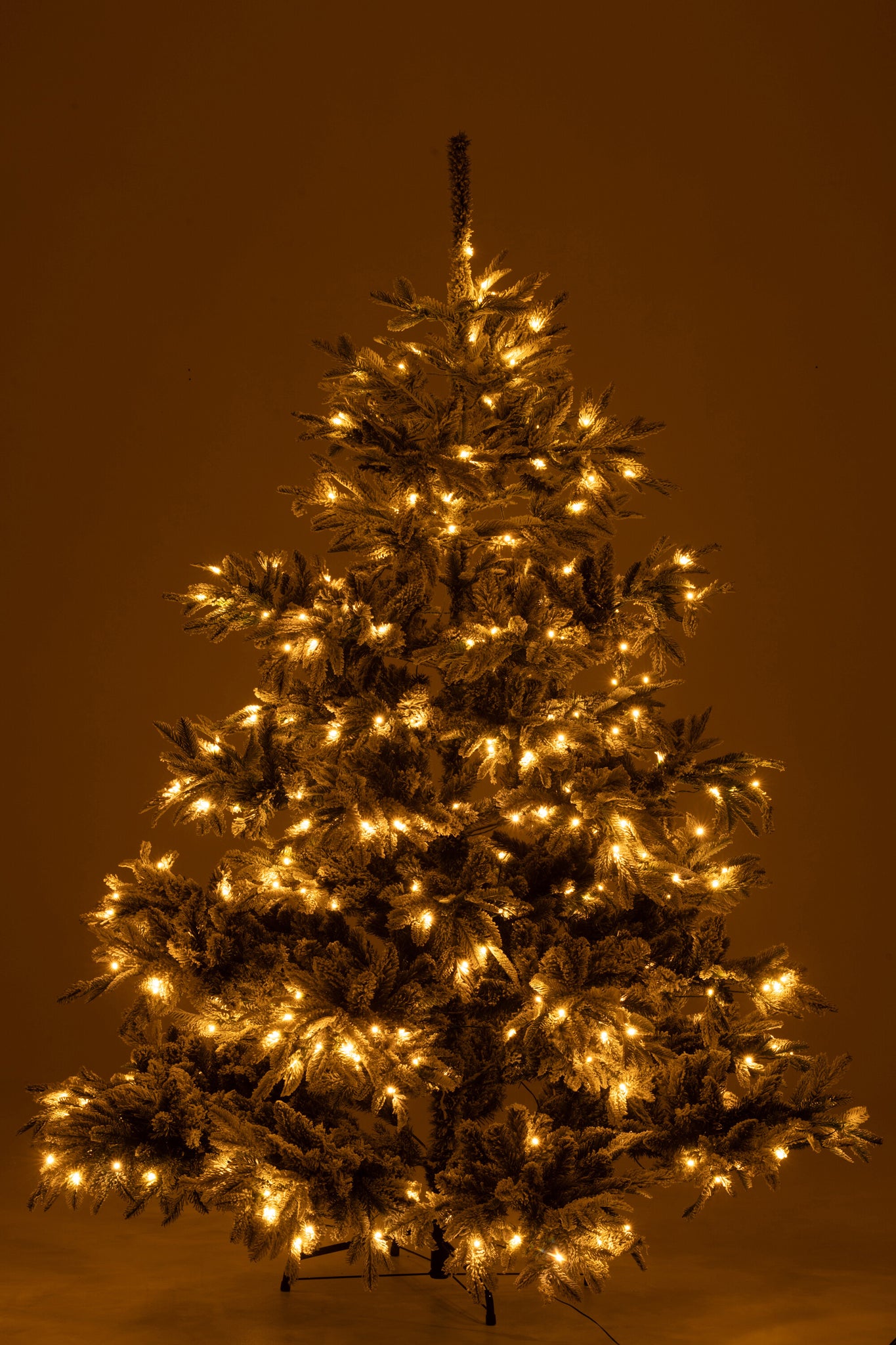 J-LINE KERSTBOOM 420 LED SNEEUWACHTIG KUNSTMATIG DONKERGROEN/LICHTGRIJS GROOT - Tuincentrum Lopik