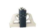 Set Of 2 Bookend Hands Love Polyresin White - Tuincentrum Lopik