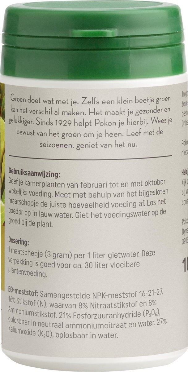 KAMERPLANTEN VOEDING 100 GRAM