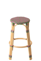 J-LINE KRUK GEO RATTAN ROZE/GROEN - Tuincentrum Lopik