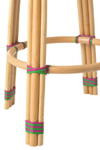 J-LINE KRUK GEO RATTAN ROZE/GROEN - Tuincentrum Lopik