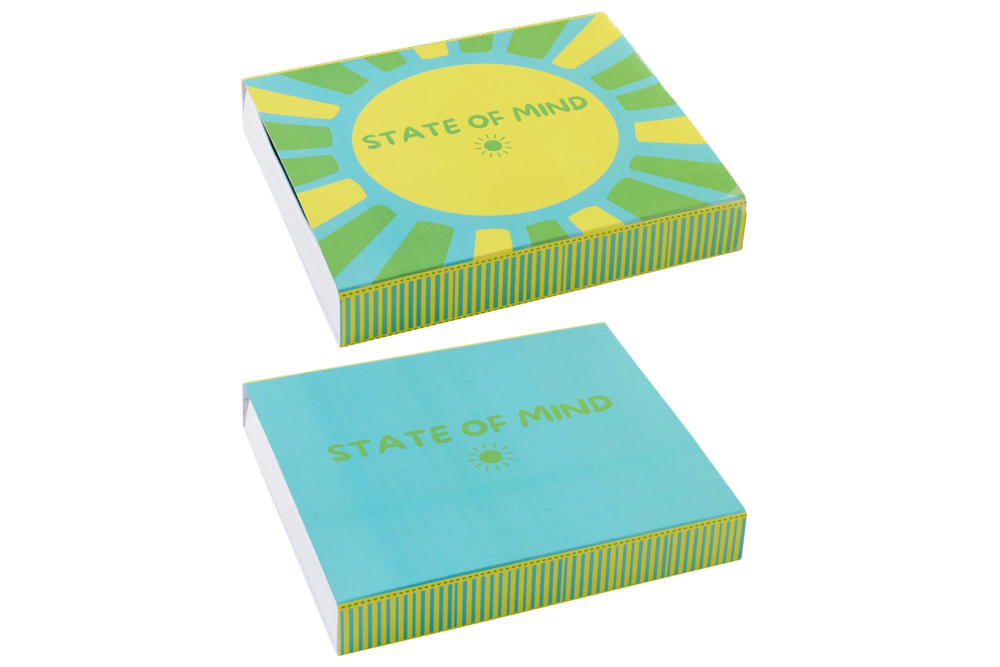J-LINE ETUI STATE OF MIND GESTREEPT KATOEN MULTICOLOR ASSORTIMENT VAN 2 - Tuincentrum Lopik