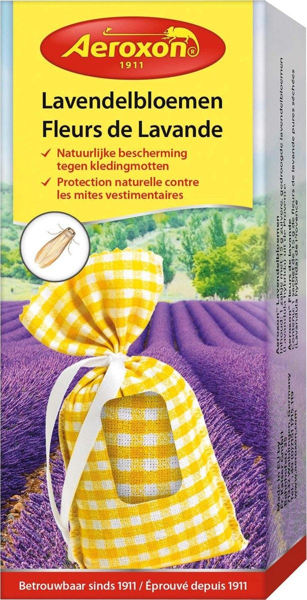 LAVENDELBLOEMEN ZAKJES TEGEN KLEERMOTTEN