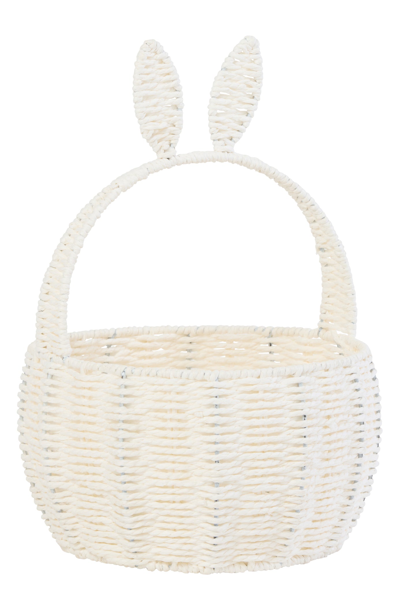 J-LINE BASKET RABBIT IRON/PAPER WHITE - Tuincentrum Lopik