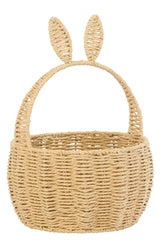 J-LINE BASKET RABBIT IRON/PAPER NATURAL - Tuincentrum Lopik