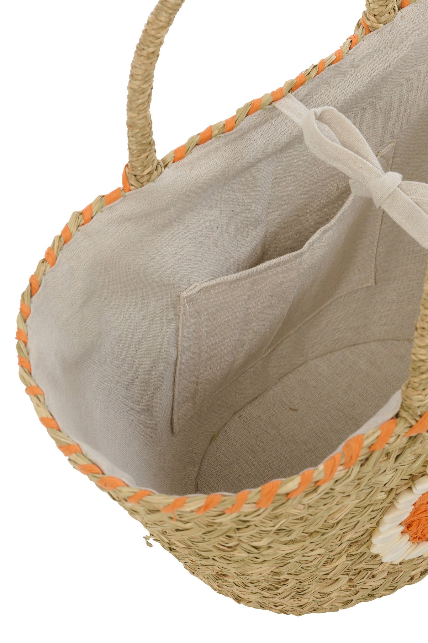 J-LINE TAS SHELL ZEEGRAS MULTICOLOR ASSORTIMENT VAN 4 - Tuincentrum Lopik
