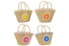 J-LINE TAS SHELL ZEEGRAS MULTICOLOR ASSORTIMENT VAN 4 - Tuincentrum Lopik