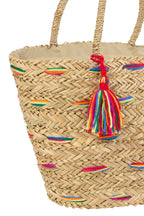 J-LINE TAS GESTREEPT ZEEGRAS MULTICOLOR ASSORTIMENT VAN 2 - Tuincentrum Lopik