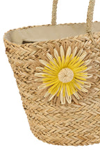 J-LINE TAS SUNFLOWER ZEEGRAS GEEL/ORANJE ASSORTIMENT VAN 2 - Tuincentrum Lopik