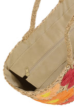 J-LINE TAS FLOWER ZEEGRAS MULTICOLOR ASSORTIMENT VAN 2 - Tuincentrum Lopik
