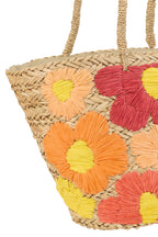 J-LINE TAS FLOWER ZEEGRAS MULTICOLOR ASSORTIMENT VAN 2 - Tuincentrum Lopik