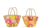 J-LINE TAS FLOWER ZEEGRAS MULTICOLOR ASSORTIMENT VAN 2 - Tuincentrum Lopik