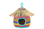 J-LINE VOGELHUISJE GESTREEPT PAPIER MULTICOLOR GROOT - Tuincentrum Lopik