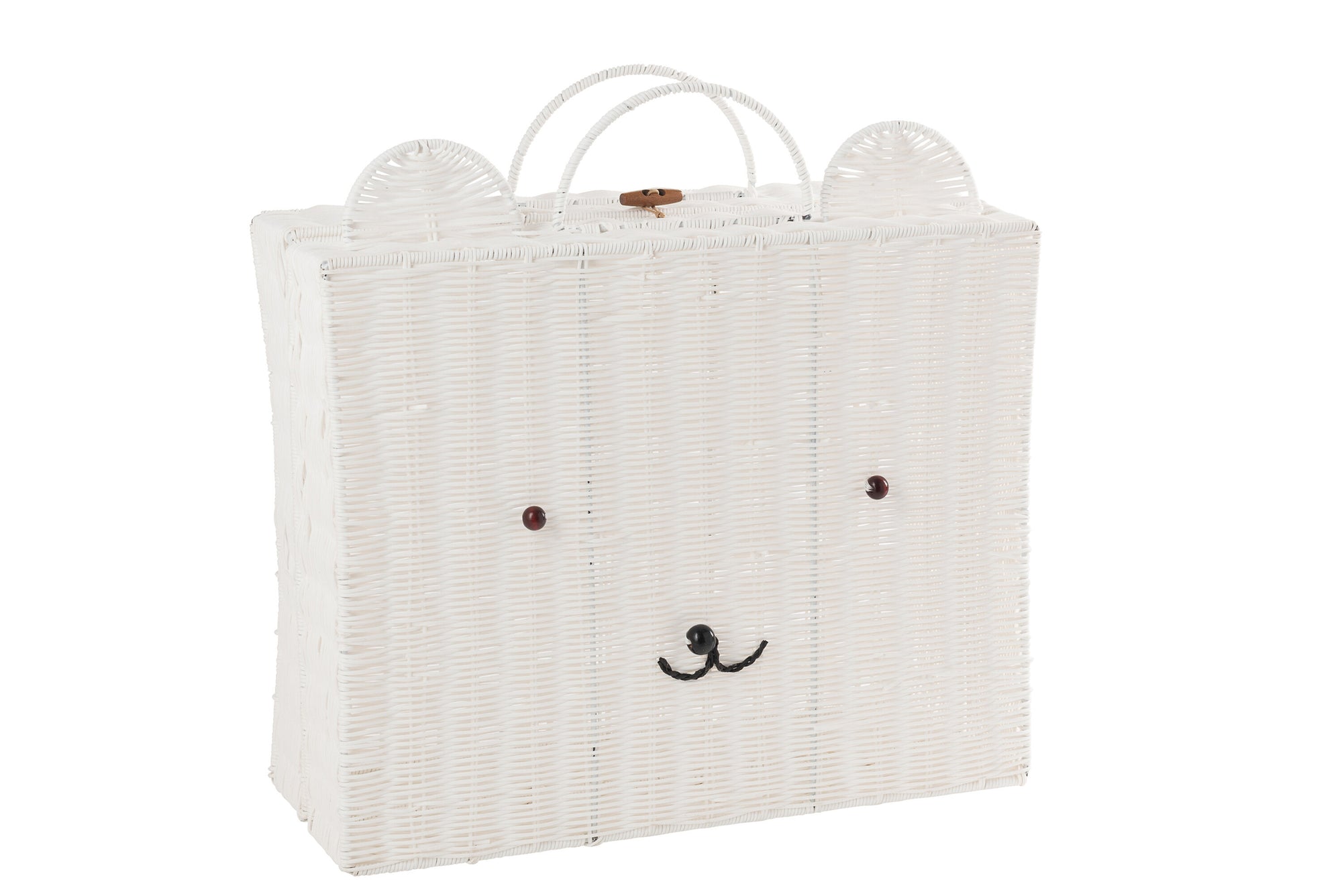 J-LINE MAND KOFFER SYNTHETISCH WIT LARGE L50XB18XH40CM - Tuincentrum Lopik