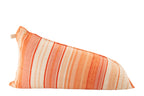 J-LINE ZITZAK GESTREEPT KATOEN ECRU/DONKERORANJE L150XB100XH40CM - Tuincentrum Lopik