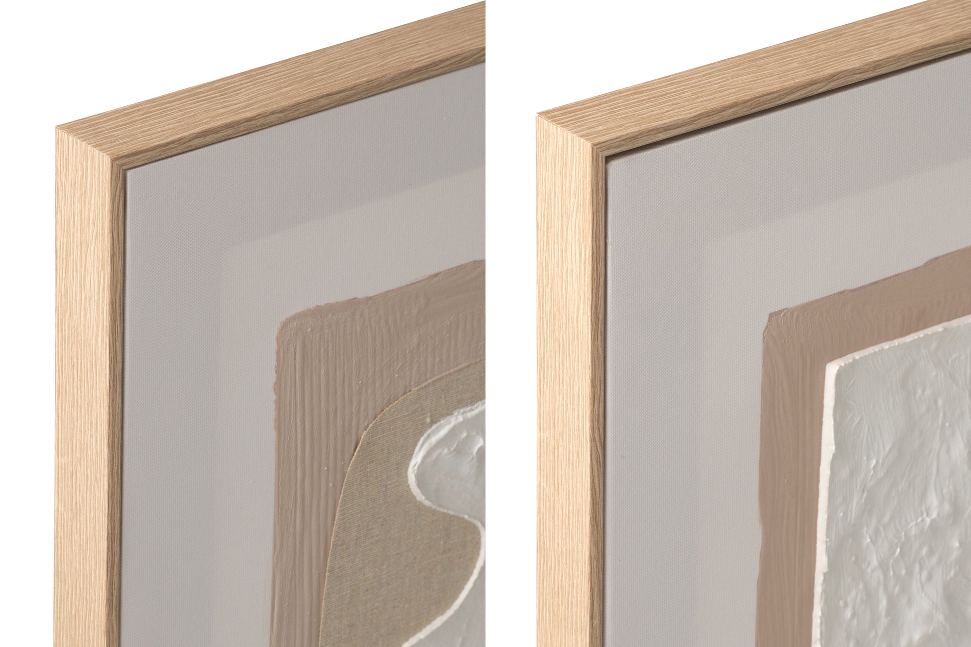 J-LINE WANDDECORATIE ABSTRACT CANVAS MULTICOLOR - SET VAN 2 - 70 X 50 CM - Tuincentrum Lopik