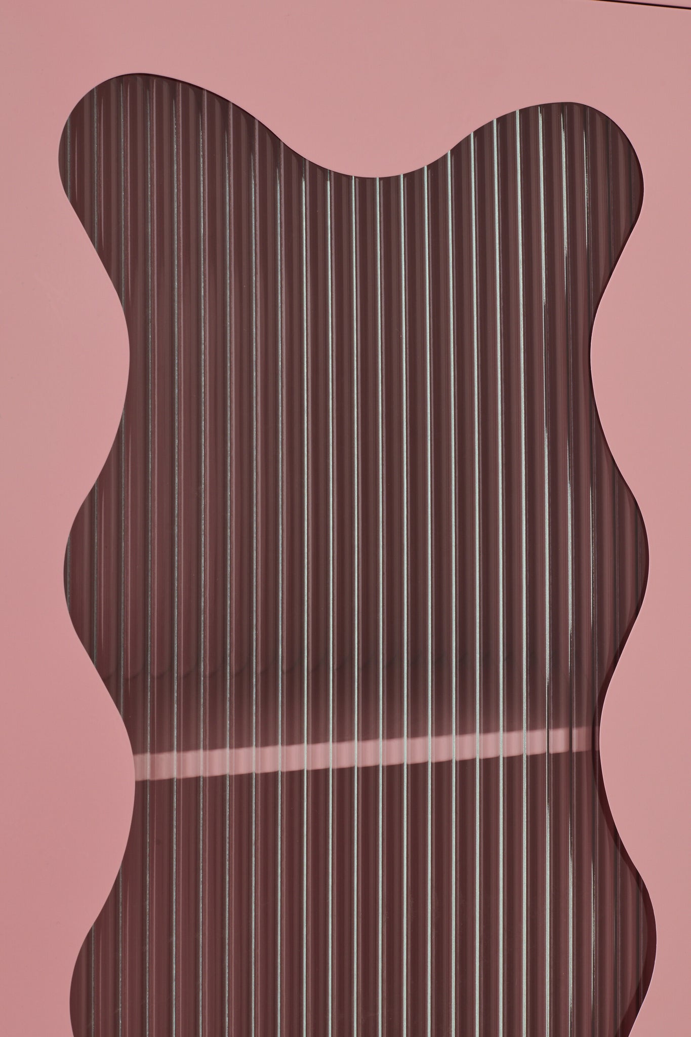 J-LINE KAST WAVES IJZER/GLAS LICHTROZE - Tuincentrum Lopik